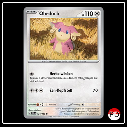 Ohrdoch 124/159 Pokemon Reisegefährten
