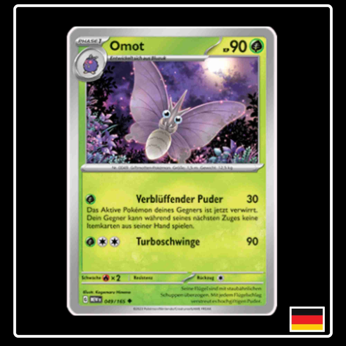 Omot 049/165 aus dem Pokemon Set Karmesin & Purpur 151