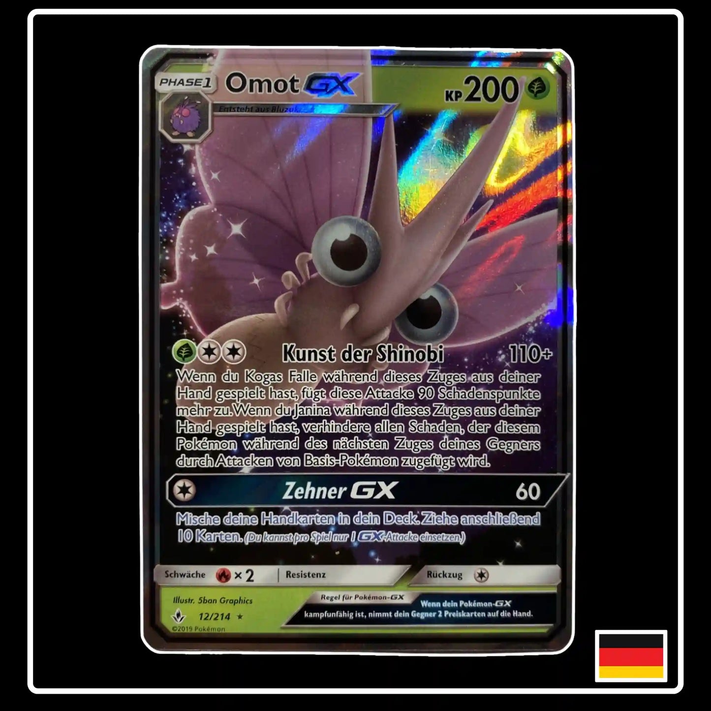 Omot GX 12/214 Pokemon Kräfte im Einklang