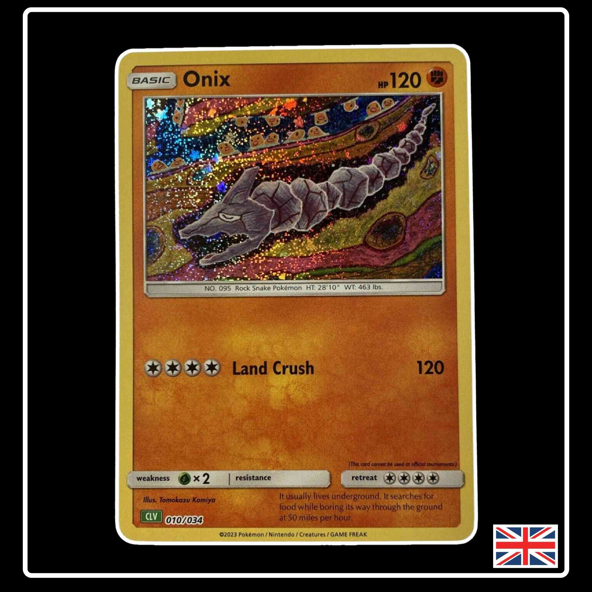 Onix Pokemon Card Japanese Onix 010/032 Holo Rare Pokemon Card - Japanese, From Venusaur & Lugia Ex Deck (Scarlet & Violet) Pokemon Onix Onix Pokemon Card Japanese Onix 010/032 Holo Rare Pokemon Card - Japanese, From Venusaur & Lugia Ex Deck (Scarlet & Violet) Pokemon Onix