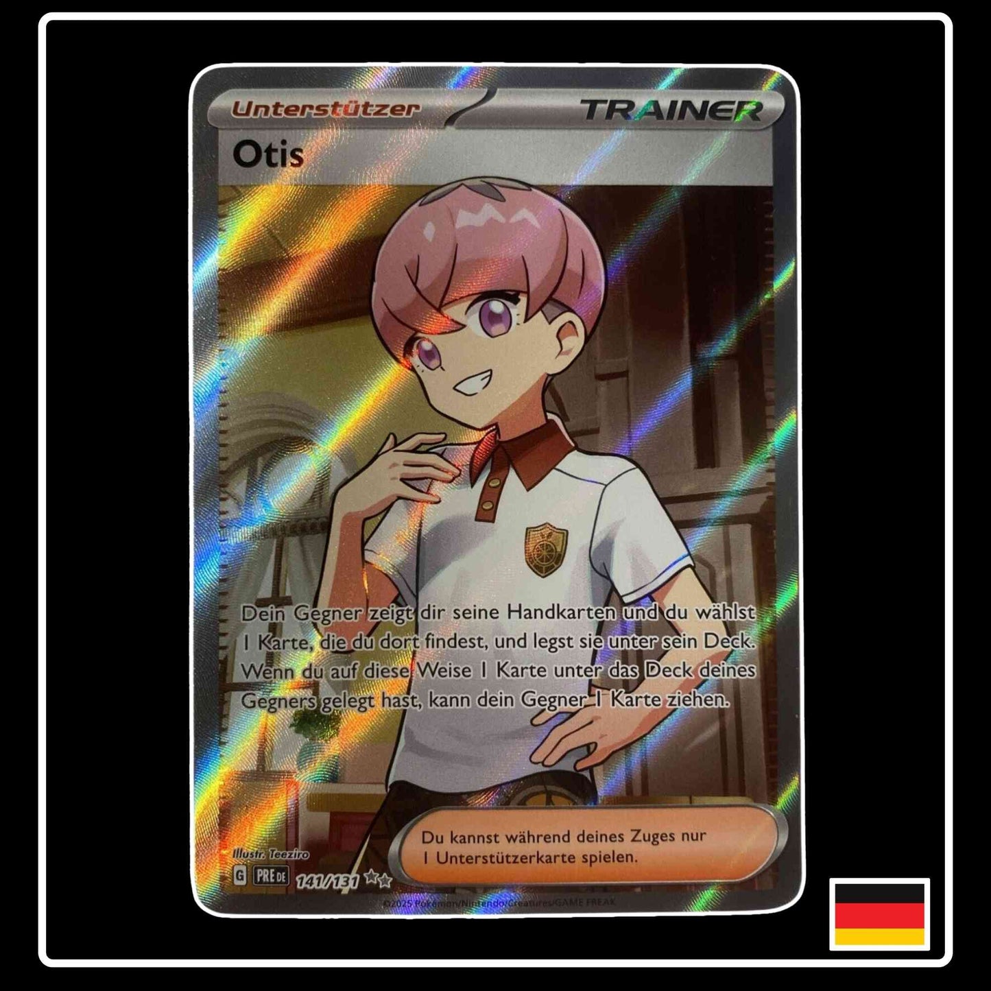 Otis Trainer 141/131 Pokemon Prismatische Entwicklungen