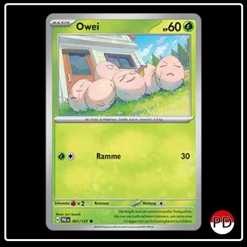 Owei 001/131 Pokemon Prismatische Entwicklungen