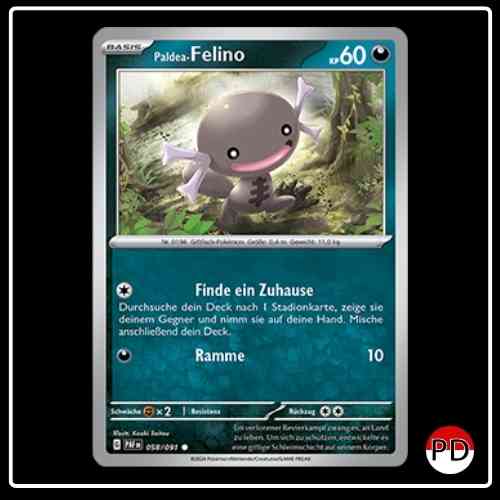 Paldea-Felino 058/091 Pokemon Paldeas Schicksale