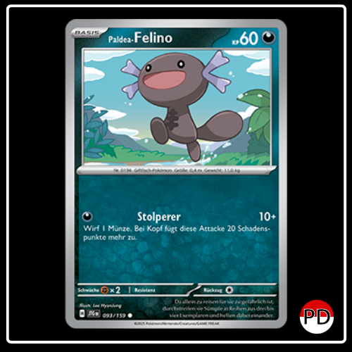 Paldea-Felino 093/159 Pokemon Reisegefährten