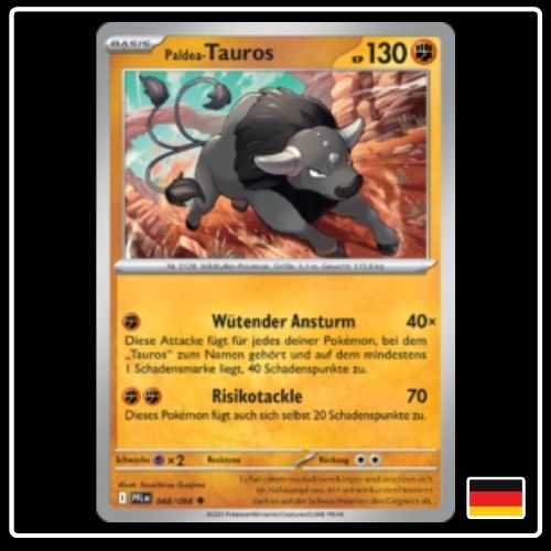 Paldea-Tauros 048/094 Pokemon Fatale Flammen