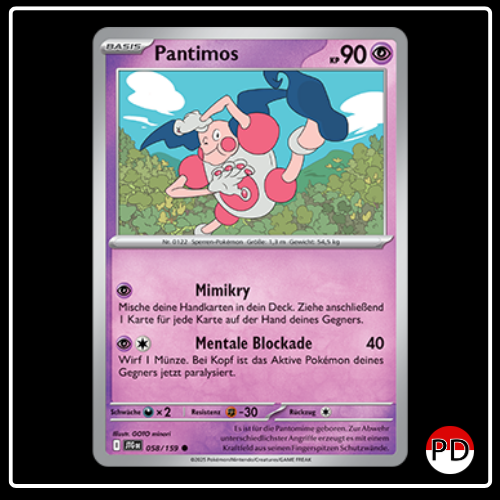 Pantimos 058/159 Pokemon Reisegefährten