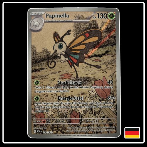 Papinella Illustration Rare 219/217 Pokemon Erhabene Helden