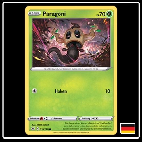 Paragoni 016/196 Pokemon Verlorener Ursprung