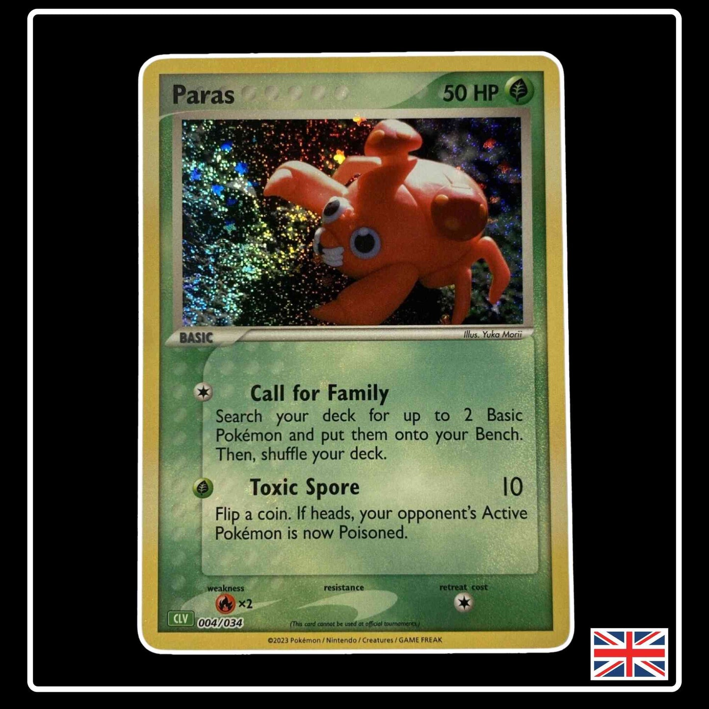 Paras 004/034 Pokemin TCG Classic Collection