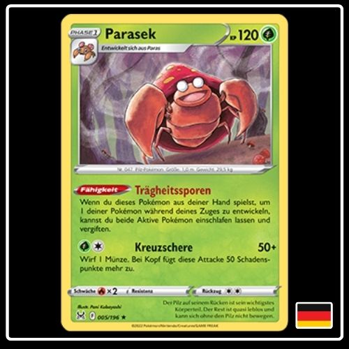 Parasek 005/196 Pokemon Verlorener Ursprung