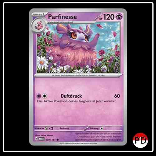 Parfinesse 039/131 Pokemon Prismatische Entwicklungen