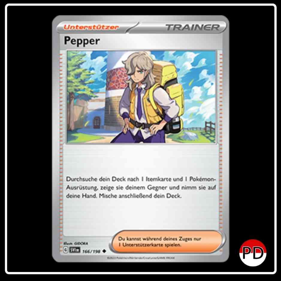 Pepper 166/198 Pokemon Karmesin & Purpur