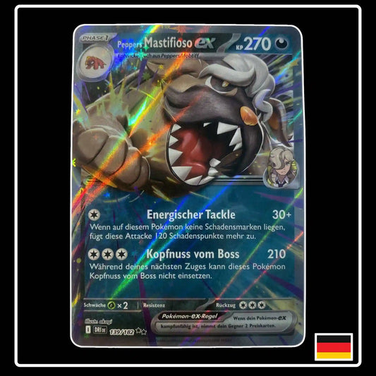 Peppers Mastifioso ex 139/182 Pokemon Ewige Rivalen