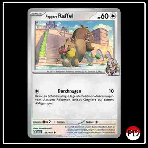 Peppers Raffel 158/182 Pokemon Ewige Rivalen