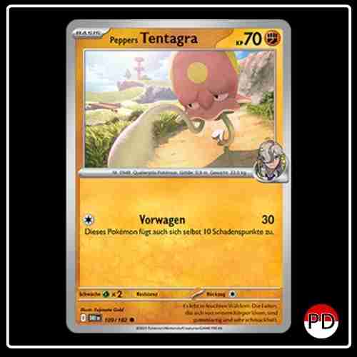 Peppers Tentagra 109/182 Pokemon Ewige Rivalen