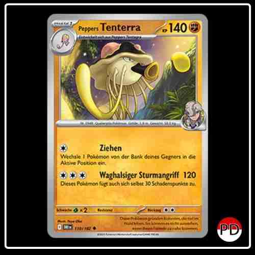 Peppers Tenterra 110/182 Pokemon Ewige Rivalen