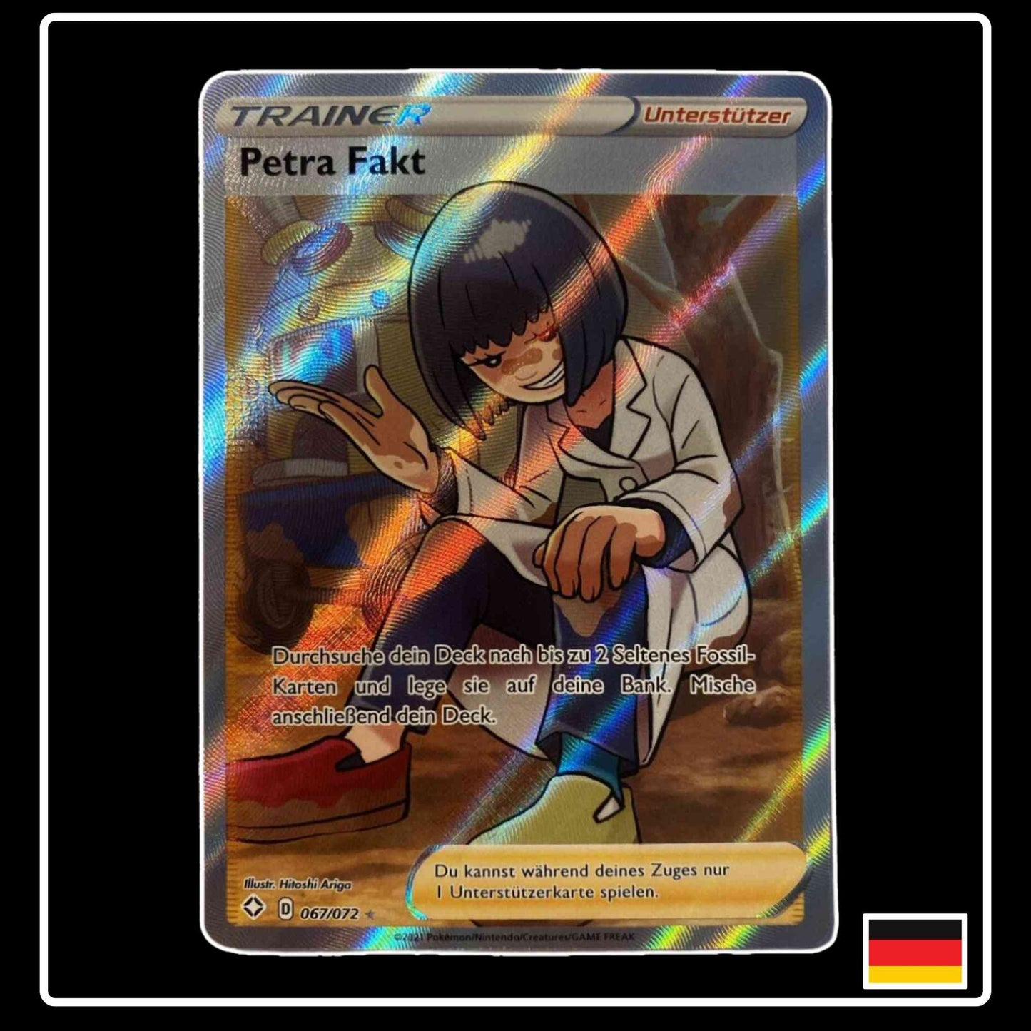 Petra Fakt Trainer 067/072 Pokemon Glänzendes Schicksal