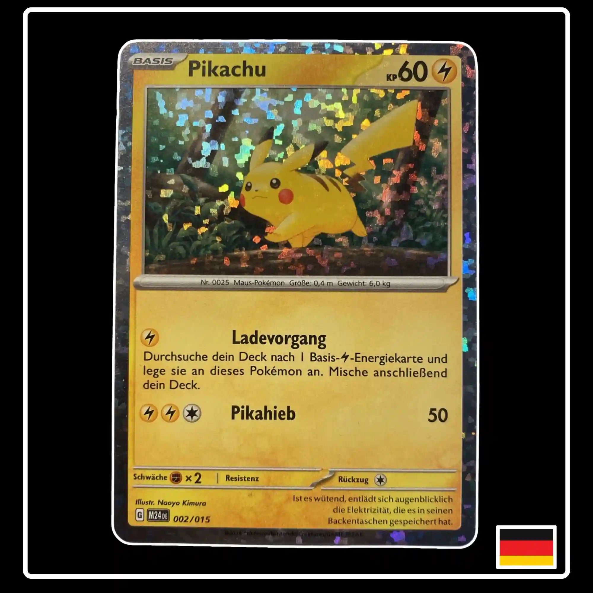 Pikachu HOLO 002/015 Pokemon McDonalds 2025 PokeDirris Pikachu HOLO 002/015 Pokemon McDonalds 2025 PokeDirris