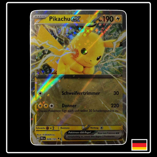 Pikachu ex 028/131 Pokemon Prismatische Entwicklungen
