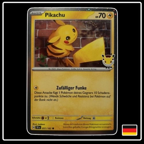 Pikachu Pokemon Day 2026 051/162 Promo