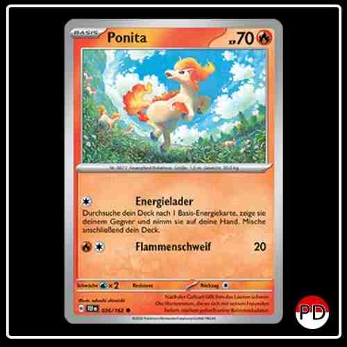 Ponita 026/162 Pokemon Gewalten der Zeit
