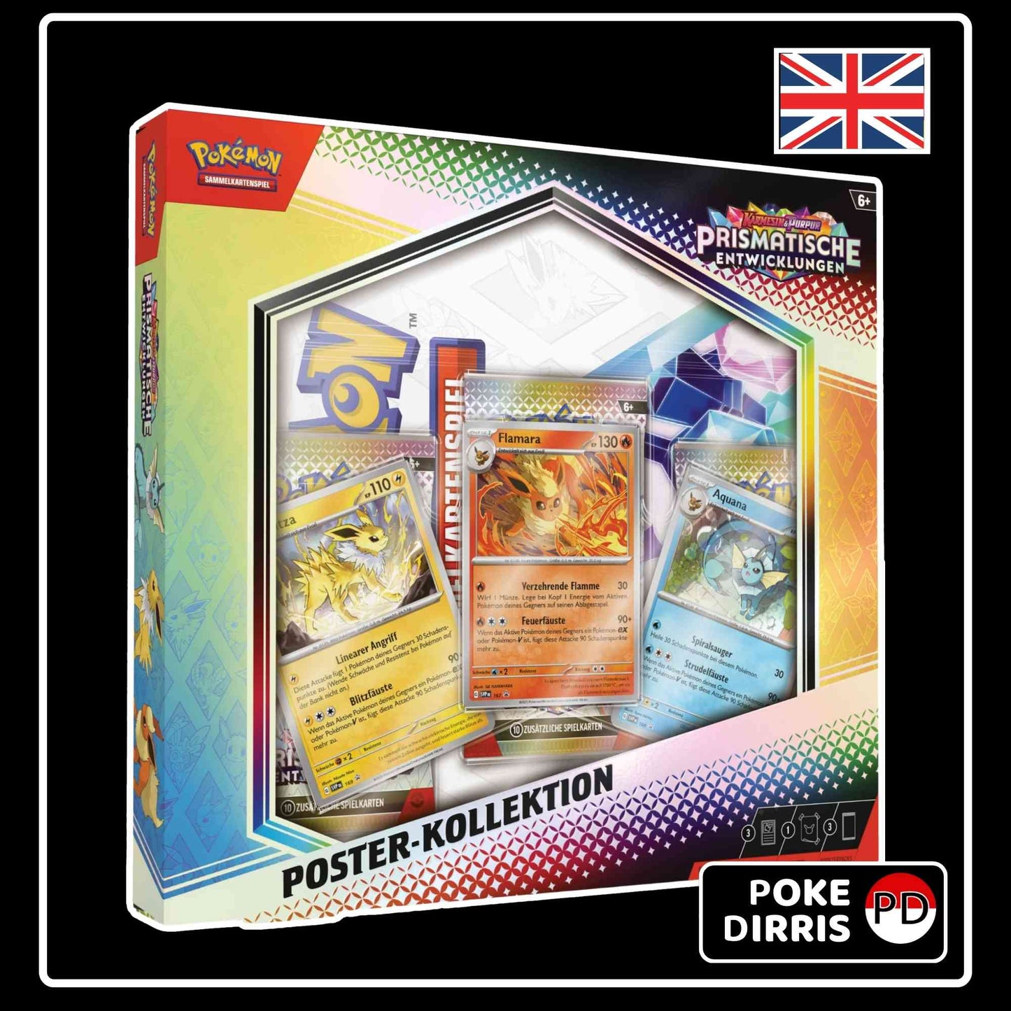 Pokemon Prismatische Entwicklungen Poster Collection Englisch