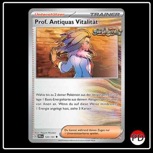 Prof. Antiquas Vitalität 120/131 Pokemon Prismatische Entwicklungen