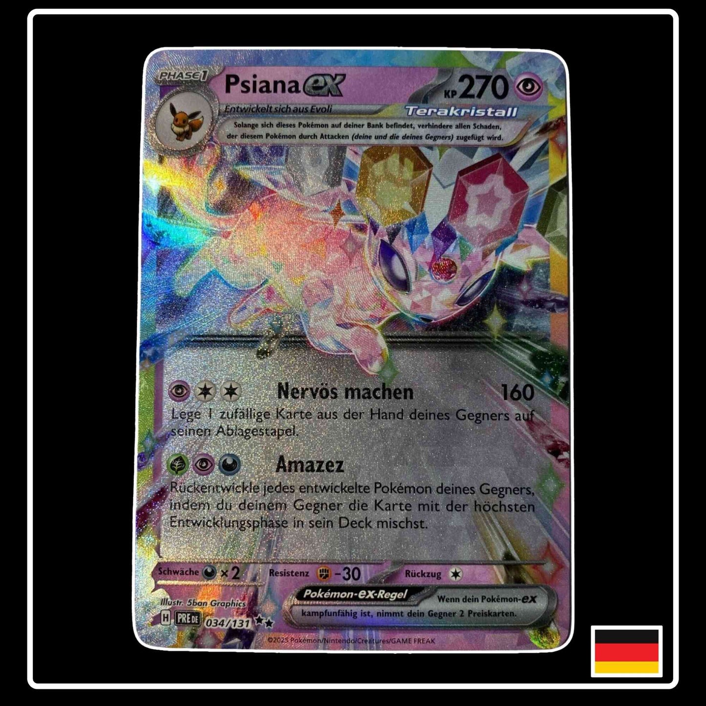 Psiana ex 043/131 Pokemon Prismatische Entwicklungen