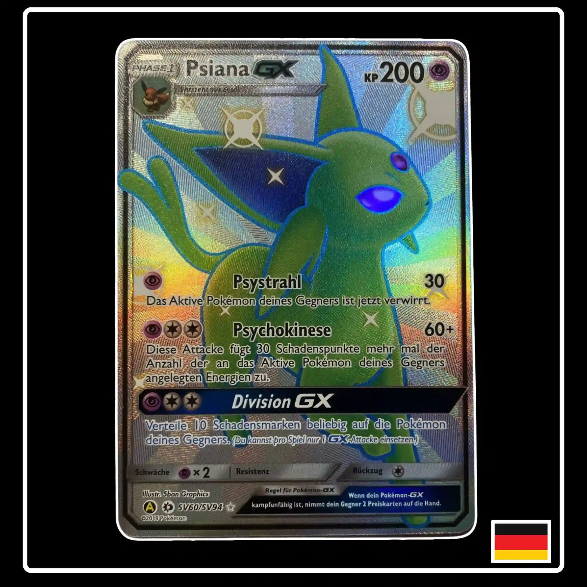 Psiana GX Shiny SV60/SV94 Pokemon Verborgenes Schicksal