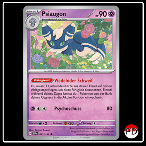 Psiaugon 085/191 Pokemon Stürmische Funken
