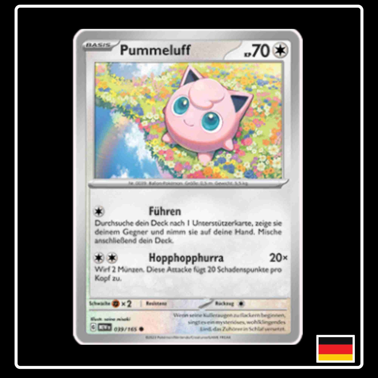 Pummeluff 039/165 aus dem Pokemon Set Karmesin & Purpur 151