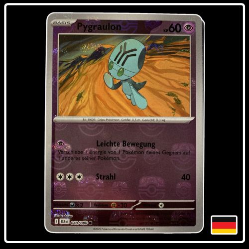 Pygraulon Meisterball 040/086 Pokemon Schwarze Blitze