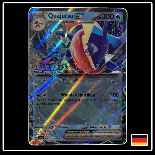 Quajutsu ex PROMO 041/142 Pokemon Stellarkrone