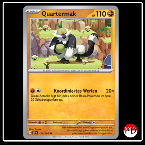 Quartermak 111/191 Pokemon Stürmische Funken
