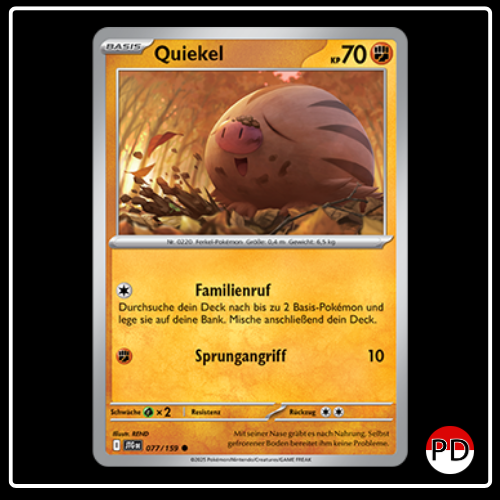 Quiekel 077/159 Pokemon Reisegefährten