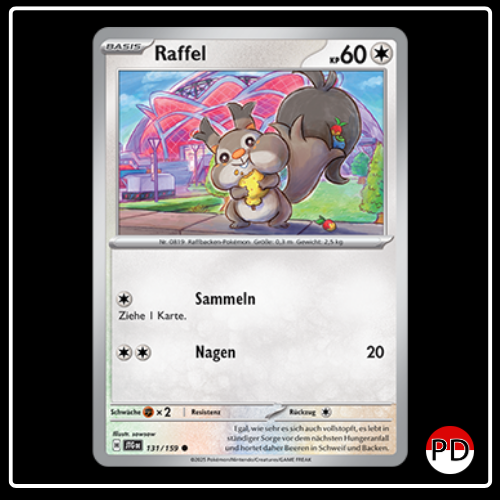 Raffel 131/159 Pokemon Reisegefährten
