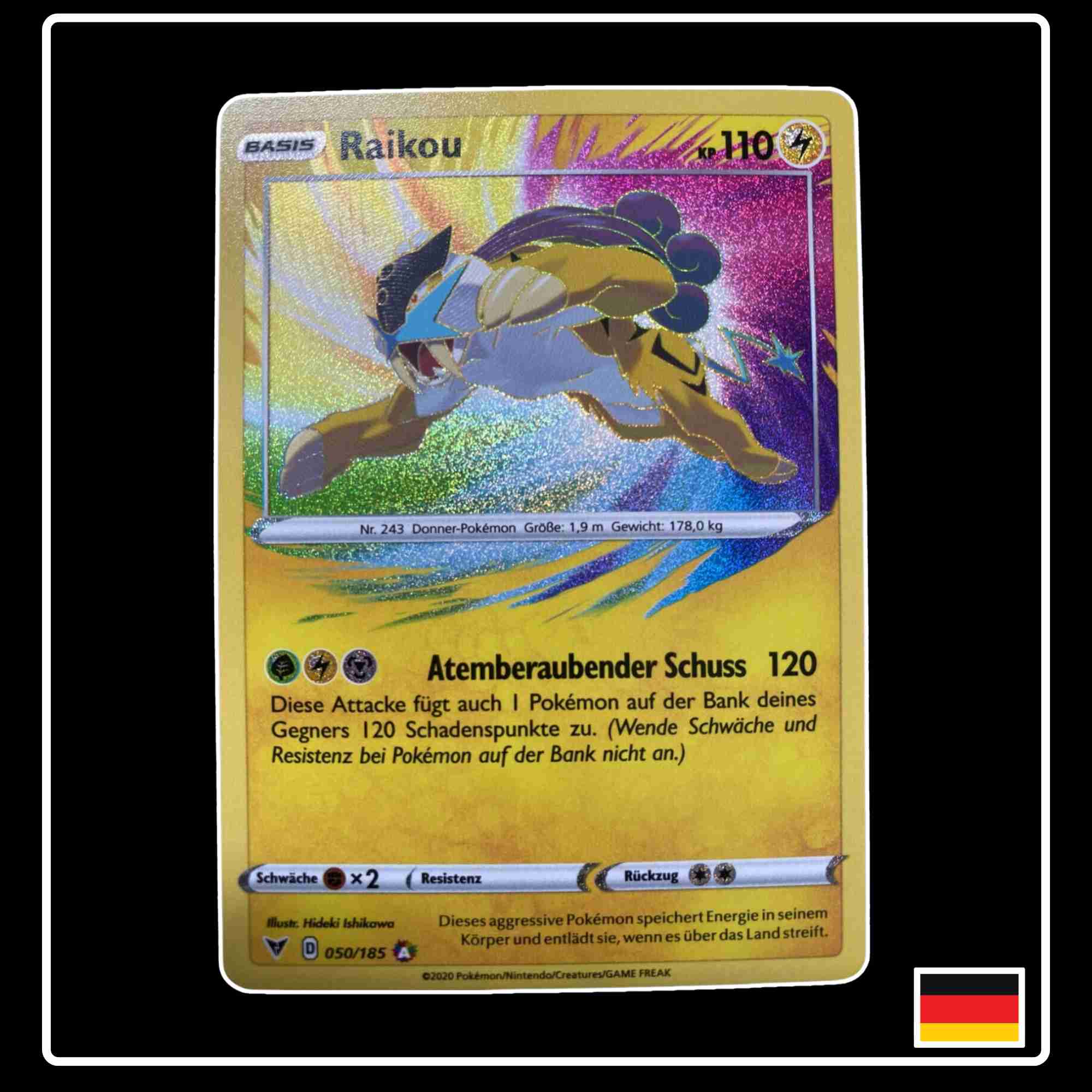 raikou pokemon card amazing rare Raikou Amazing Rare 050/185 Farbenschock – PokeDirris