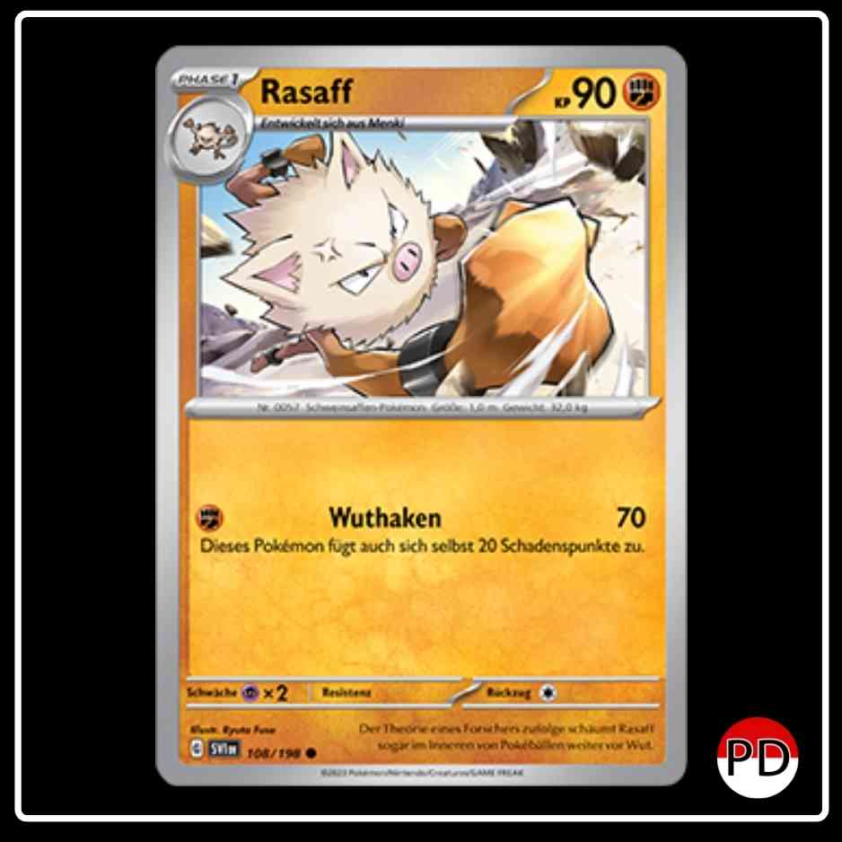 Rasaff 108/198 Pokemon