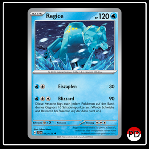 Regice 042/159 Pokemon Reisegefährten