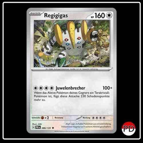 Regigigas 086/131 Pokemon Prismatische Entwicklungen