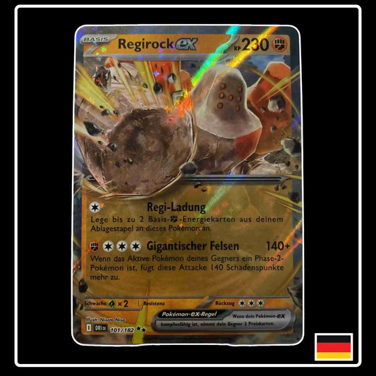 Regirock ex 101/182 Pokemon Ewige Rivalen