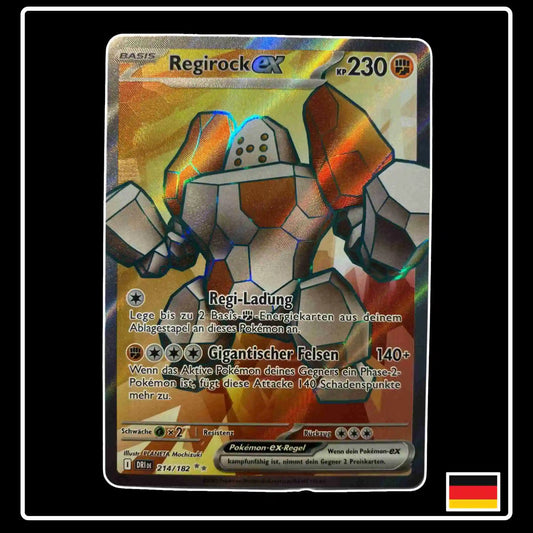 Regirock ex 214/182 Pokemon Ewige Rivalen
