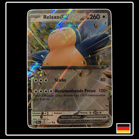 Relaxo ex 076/131 Pokemon Prismatische Entwicklungen
