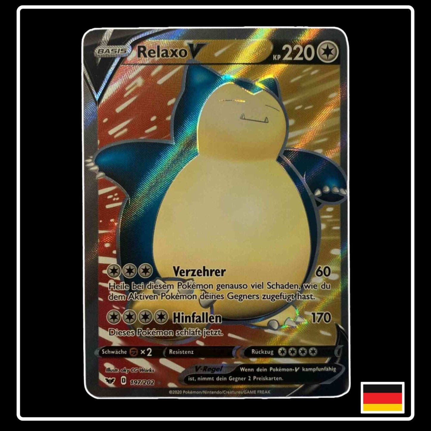 Relaxo V197/202 Pokemon Schwert & Schild