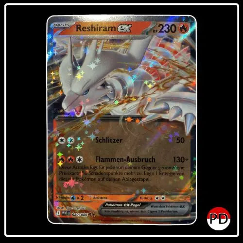 Reshiram ex 020/086 Pokemon Weisse Flammen