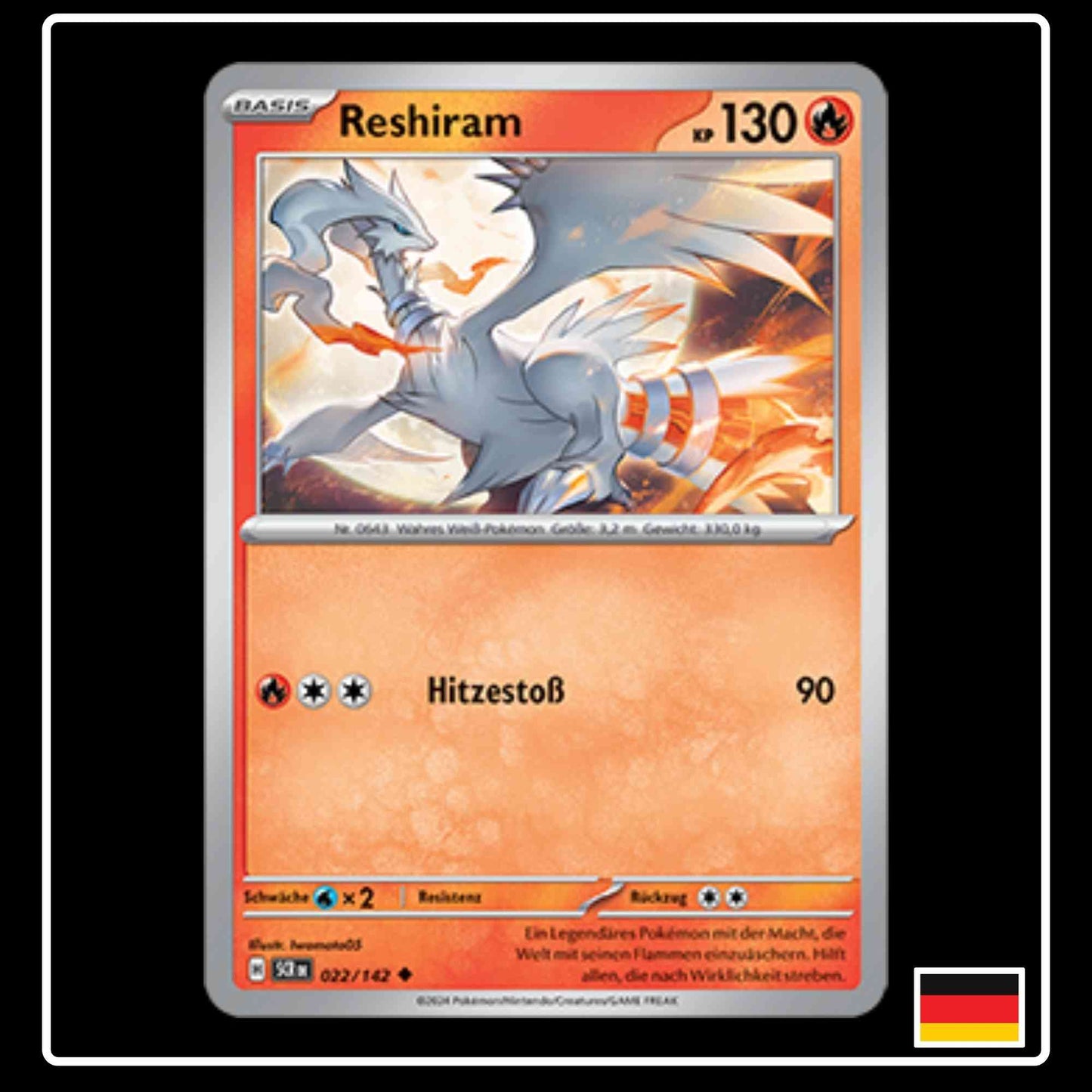 Reshiram 022/142 Pokemon Stellarkrone