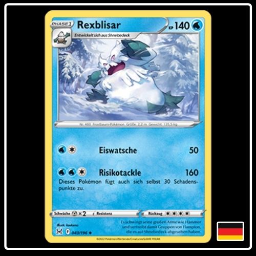 Rexblisar 043/196 Pokemon Verlorener Ursprung