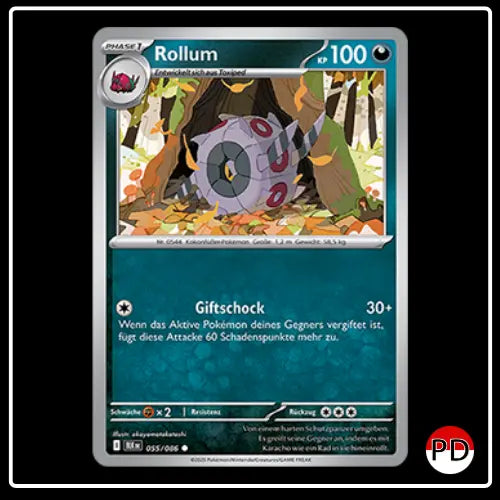 Rollum 055/086 Pokemon Schwarze Blitze