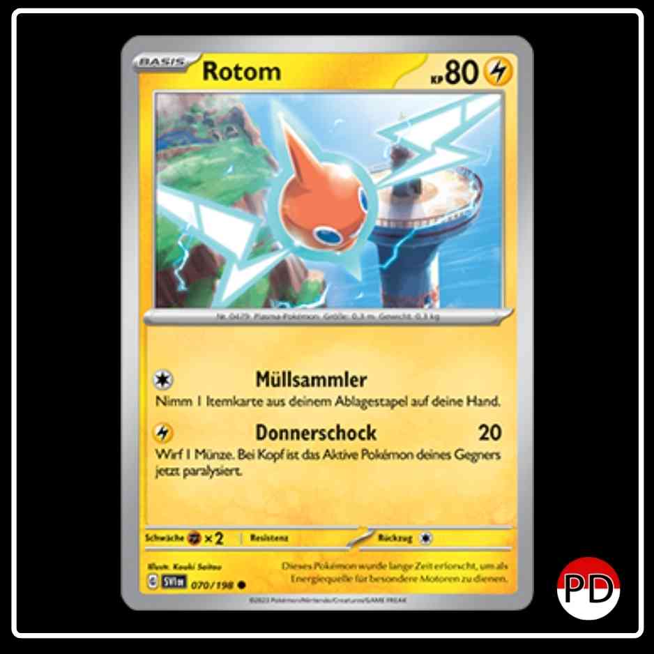 Rotom 070/198 Pokemon Karmesin & Purpur