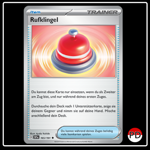 Rufklingel 165/191 Pokemon Stürmische Funken